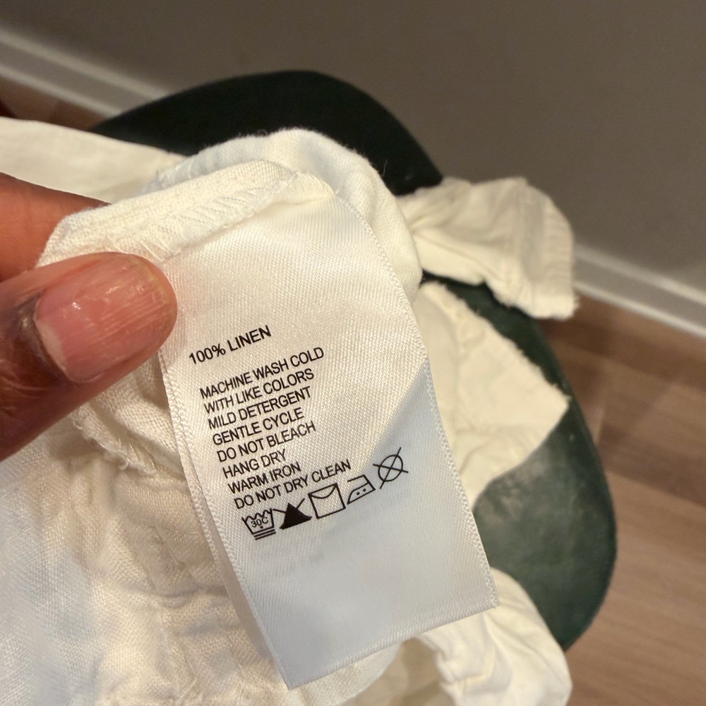 New Tommy Bahama White Frayed Hem Jean Jacket - Picture 5 of 5